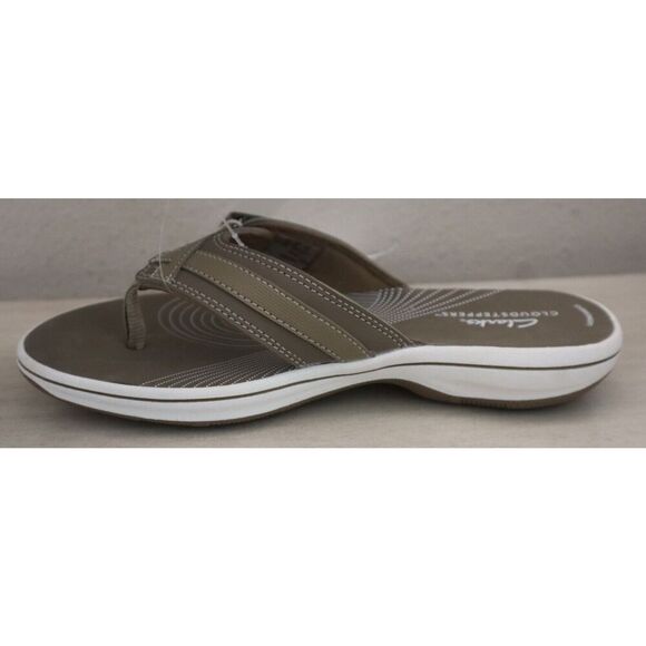 Clarks 26126459 Women's Sz 7M Taupe Breeze Sea Cloudstepper Sandals - Picture 4 of 6